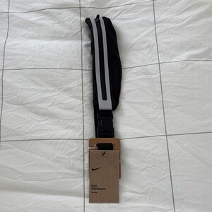 Nike Black Waistpack with Reflective Stripe